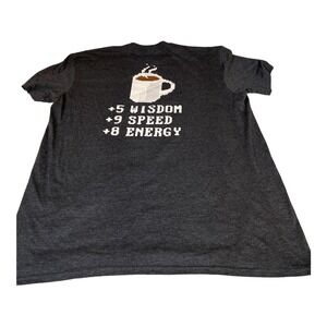 Kerbey Café Shirt Adult‎ XL Gray Graphic Logo T-shirt
